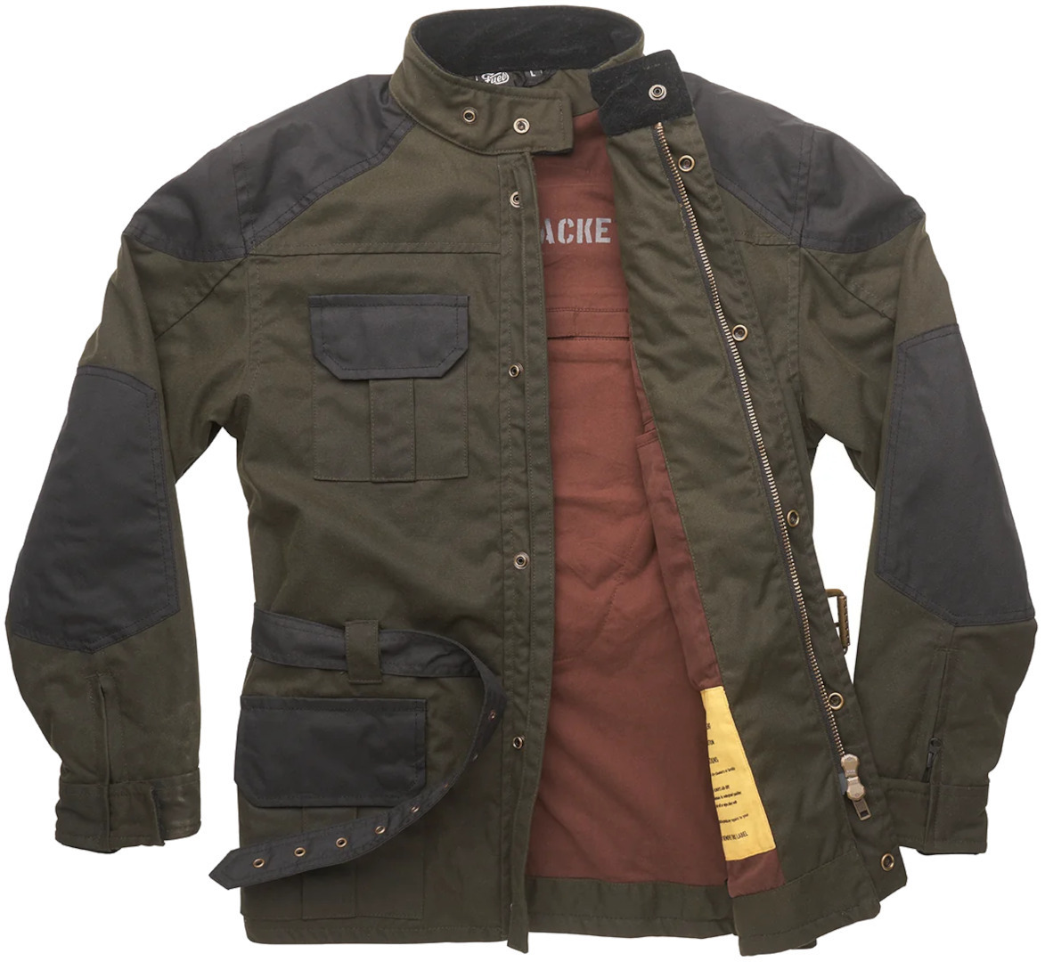 Fuel Bunker waterproof Motorcycle Wax Jacket M Figure 3