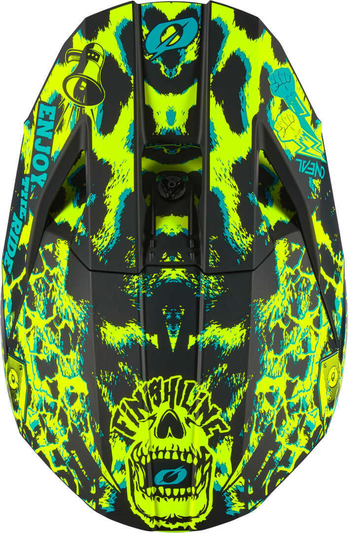 Oneal 3SRS Assault Neon Casco Motocross S (55/56) Figura 7