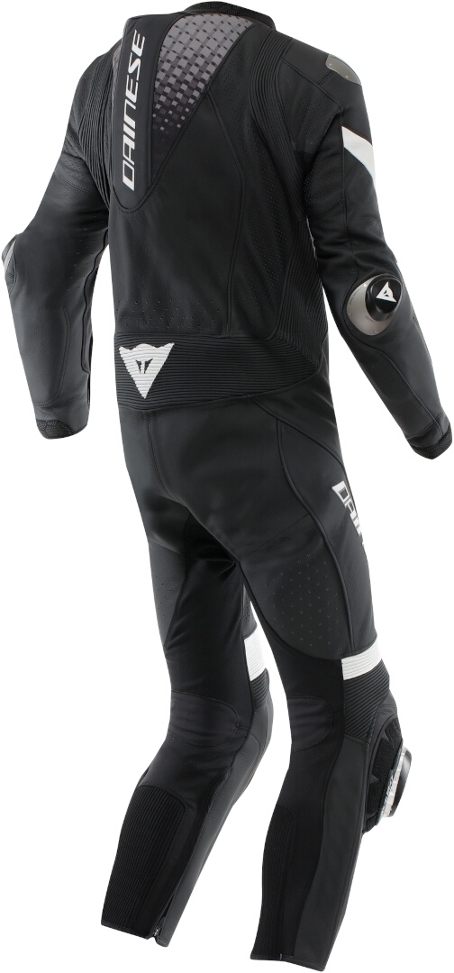 Dainese Laguna Seca 6 Costum de piele de motocicletă cu o singură piesă alb/negru 52 Figura 2