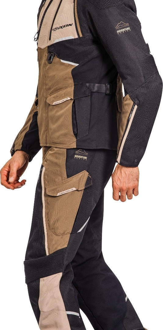 Ixon Eddas Motorcycle Textile Jacket black/brown 3XL Figure 5