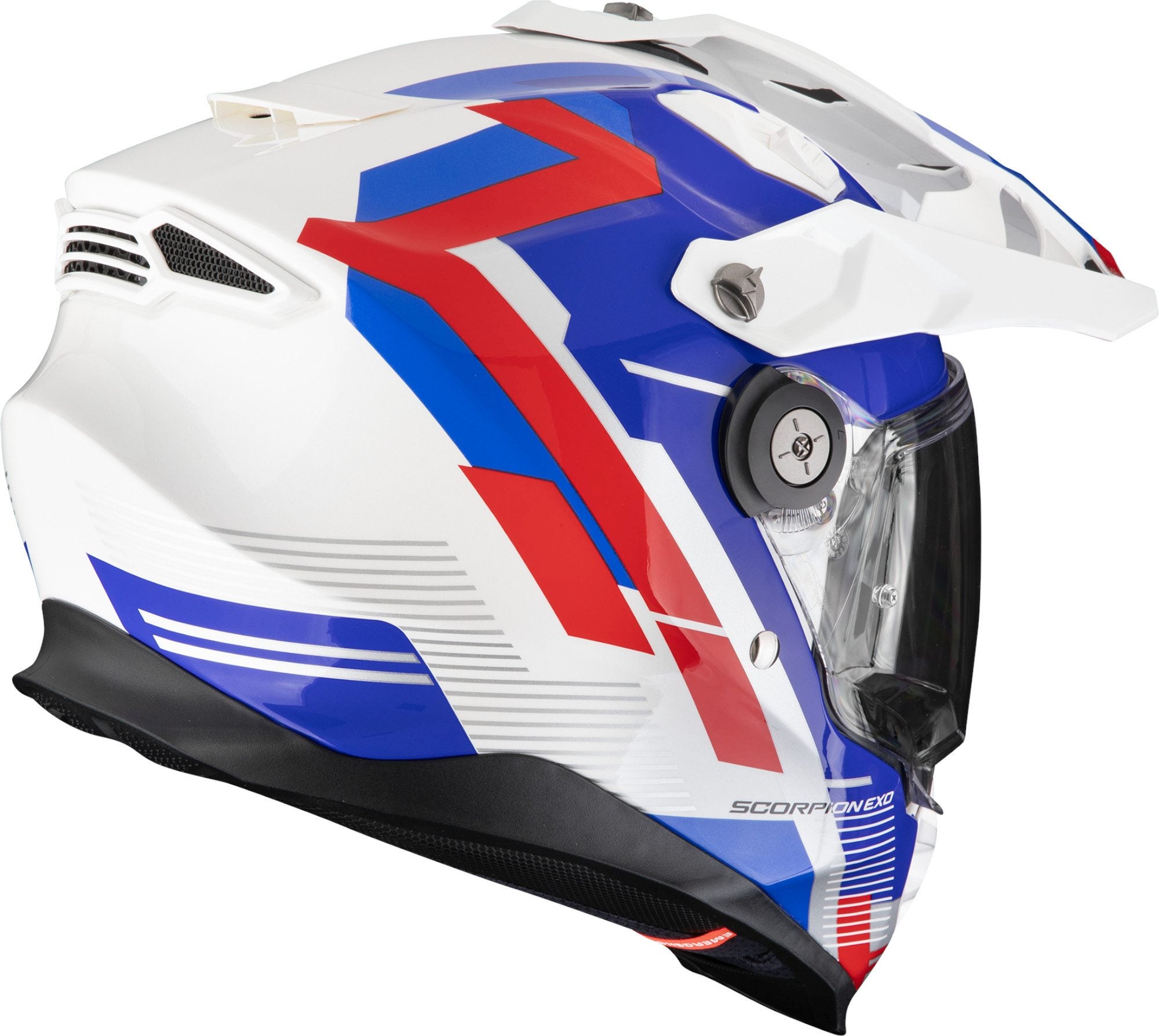 Scorpion ADF-9000 Air Patrol Enduro Helmet white/blue/red S (55/56) Figure 3