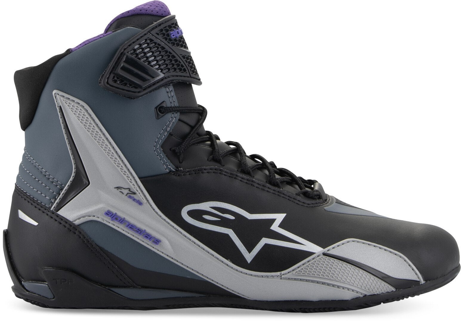 Alpinestars Stella Faster-4 Dame Motorcykel Sko sort/grå/lilla 8,5 Figur 5