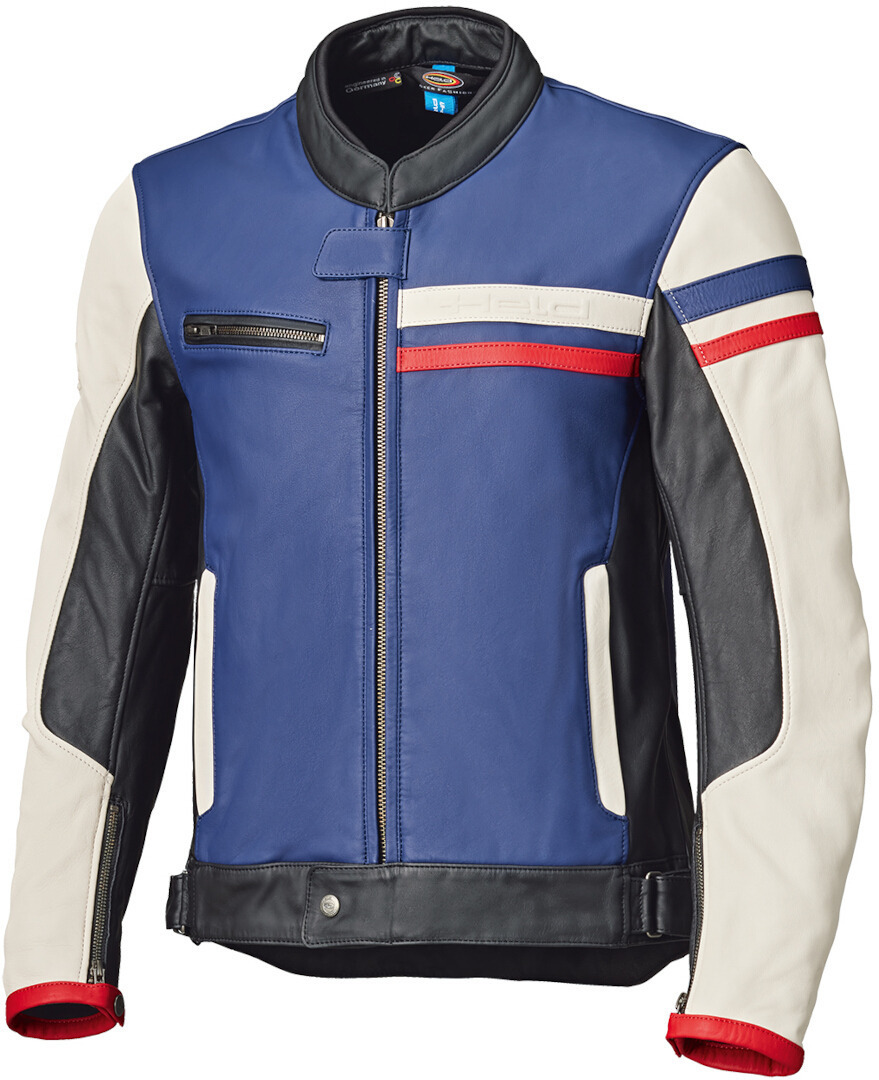 Held Midway Motorcycle Leather Jacket blue/red/white 60 Figure 1