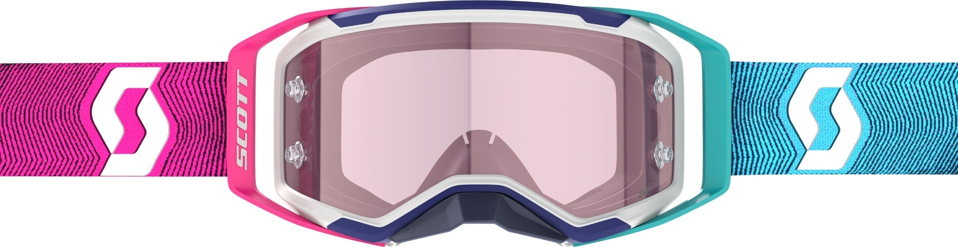 Scott Prospect 2.0 AMP Ochelari de motocross Albastru/roz Figura 3