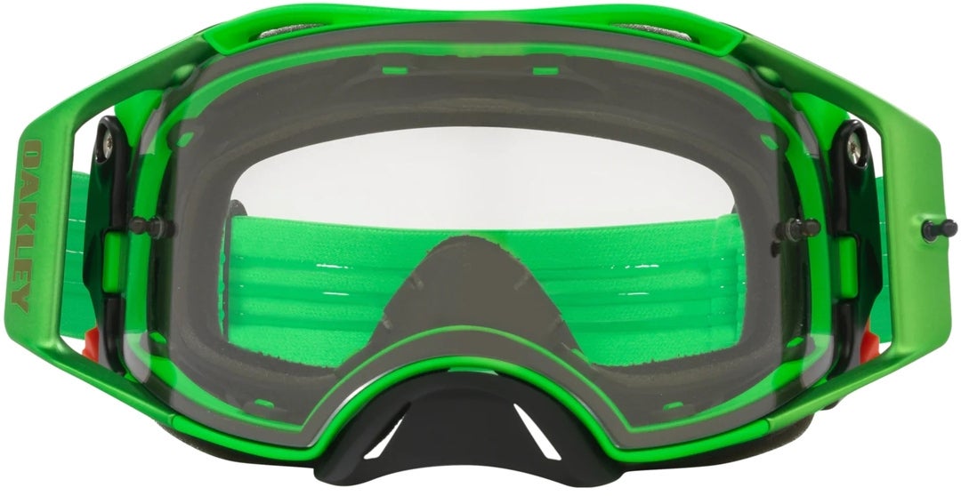 Oakley Airbrake Clear Motokrosové brýle zelená/černá Obrázek 4
