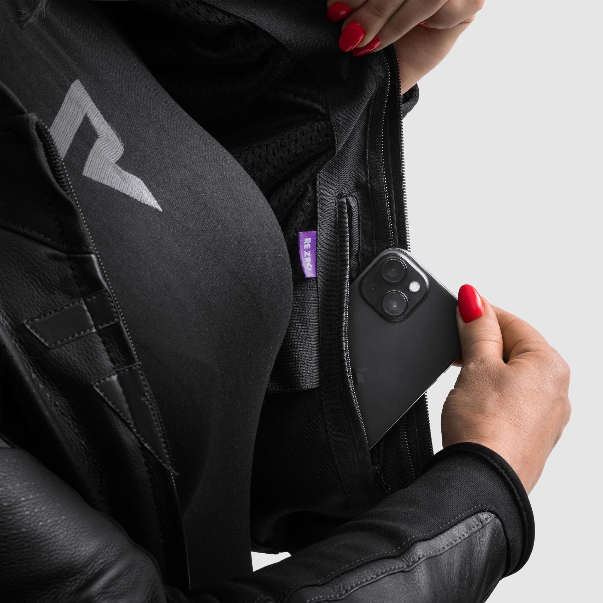 Rebelhorn Diva ST Damen Motorrad Lederjacke schwarz 42 Abbildung 7