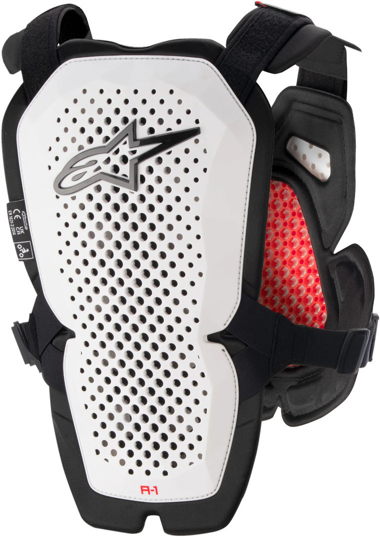 Alpinestars A-1 Pro Bröstskydd svart/vitt M/L Figur 2