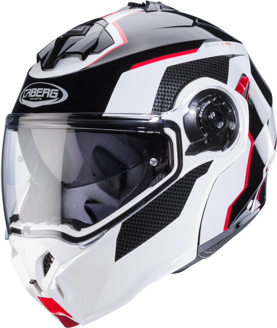 Caberg Duke Evo Move Casco Negro/Blanco/Rojo M (57/58) Figura 1