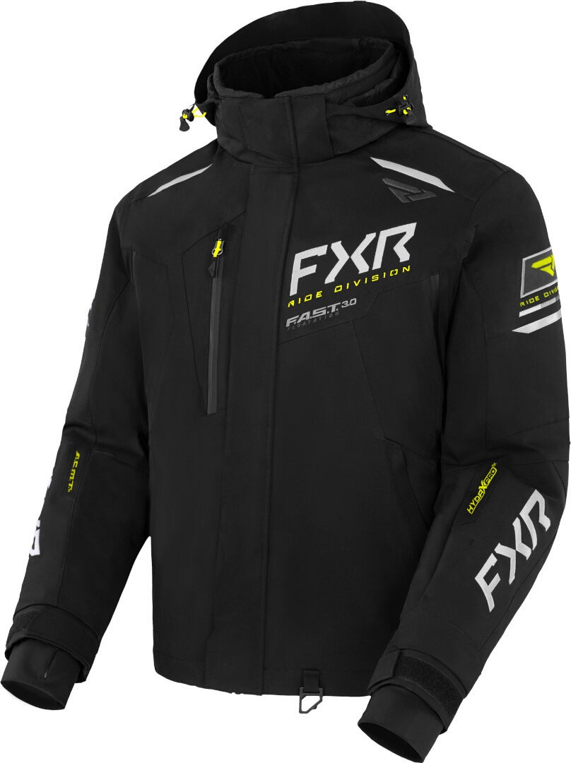 FXR Renegade FX 2-in-1 2023 Snowmobile Jacket black/yellow L Figure 1
