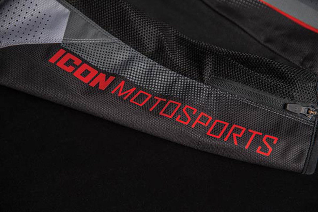 Icon Hooligan Ultrabolt Motorcycle Textile Jacket grey/black/red 3XL Figure 17