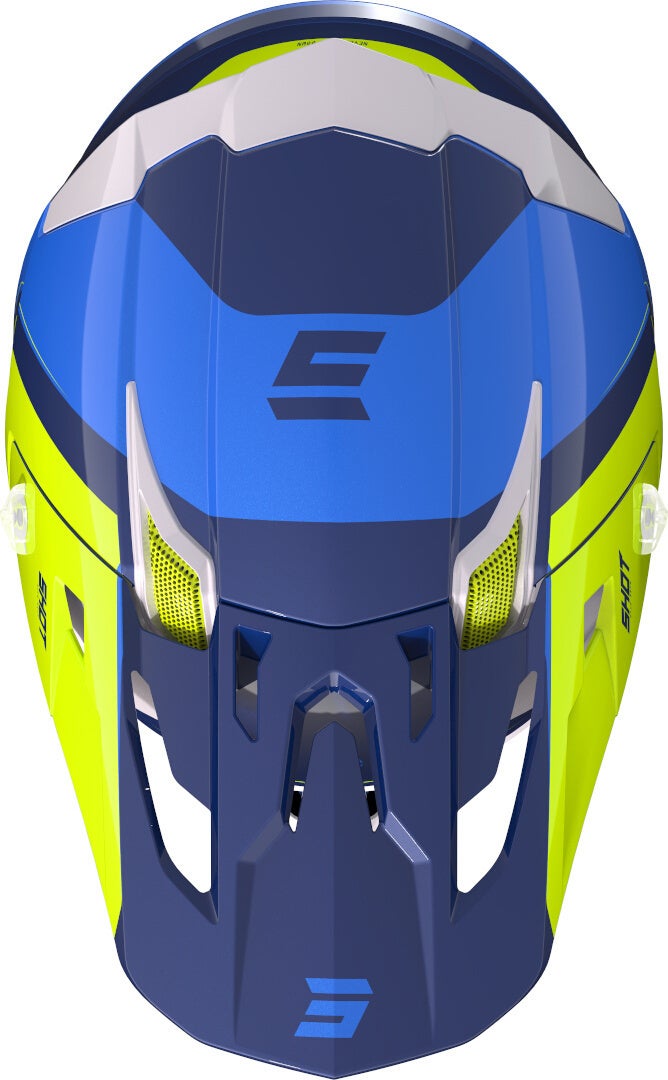 Shot Core Fast Motocross Helmet blue/yellow L (59/60) Figure 3