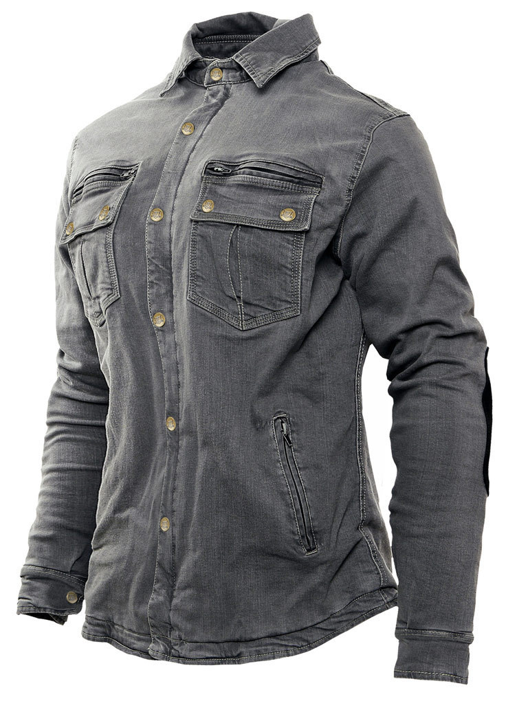 Bores Driver Donna Moto Camicia grigio M Figura 2