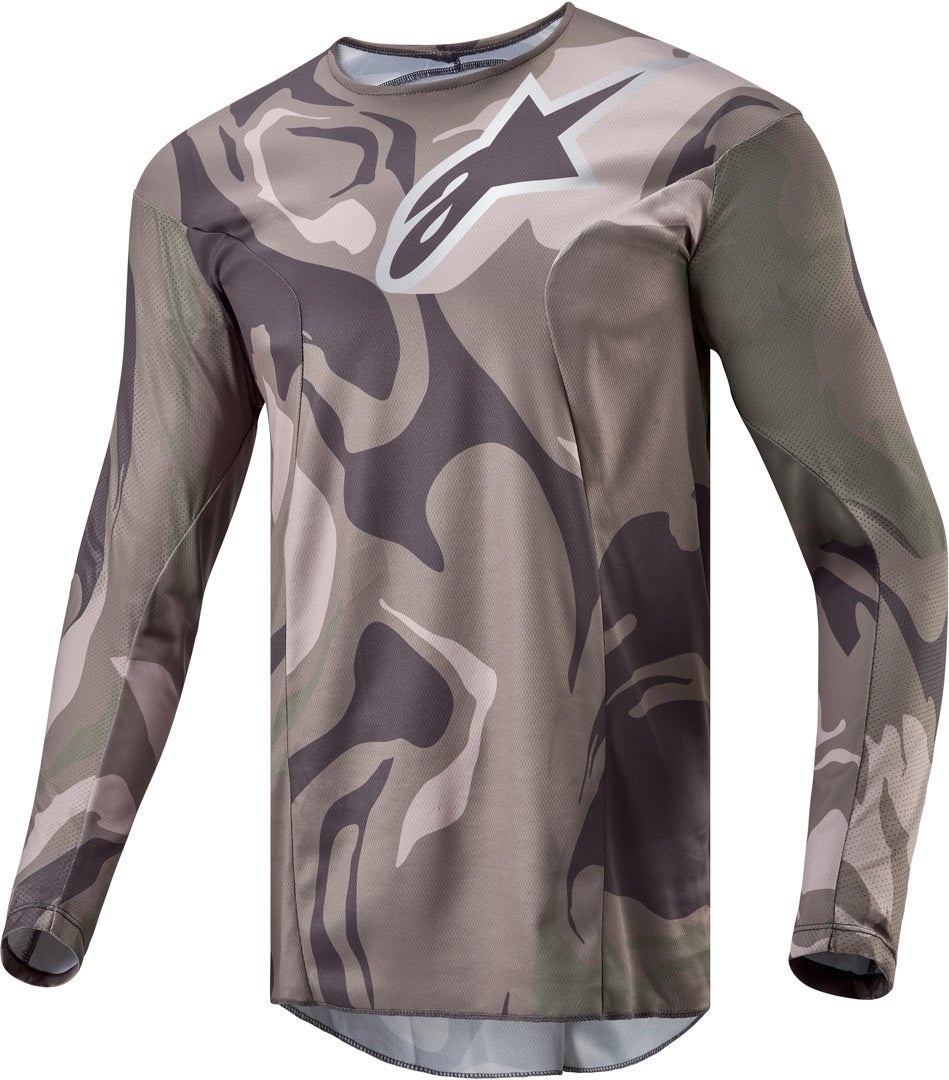 Alpinestars Racer Tactical Motocross Jersey grønn/kamuflasje XL Figur 1