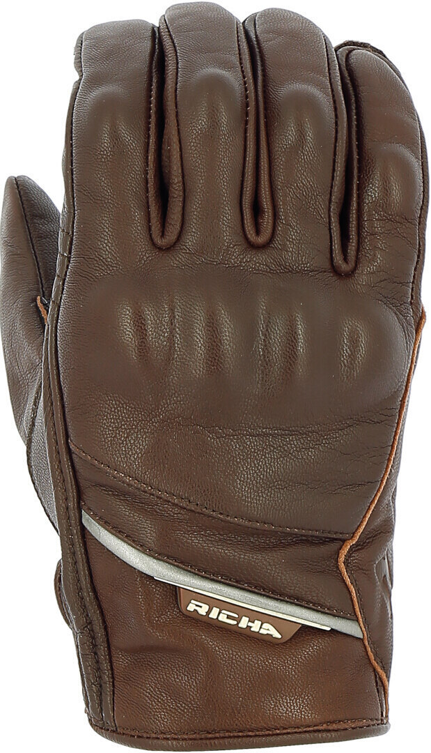 Richa Cruiser Motorcycle Gloves dark brown S Figure 1