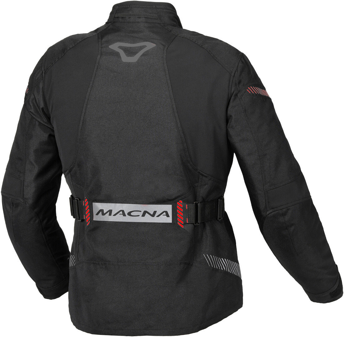 Macna Nivala waterproof Ladies Motorcycle Textile Jacket black/red L Figure 2
