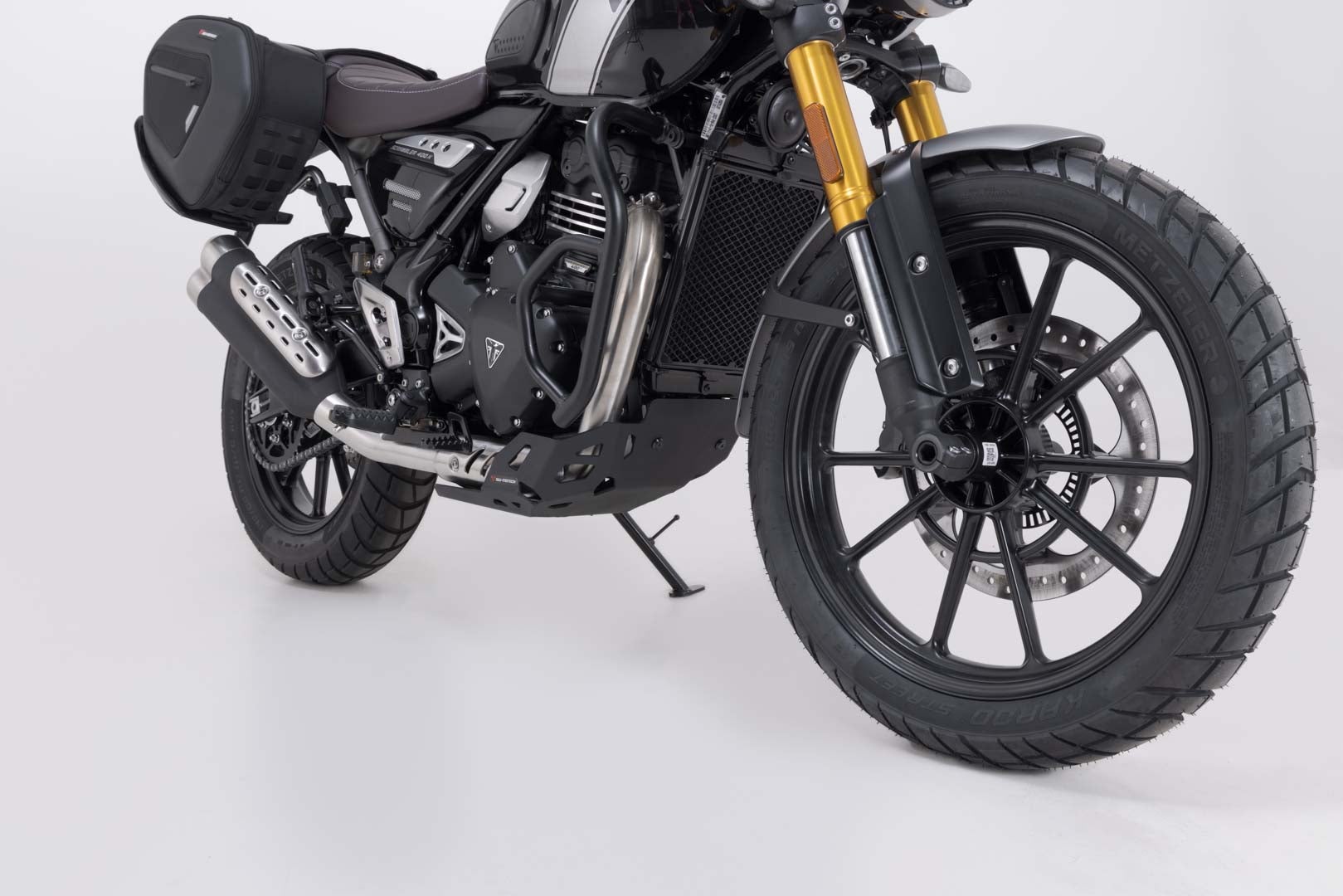 SW-Motech Motorschutz - Schwarz. Triumph Scrambler 400 X/XC (23-). Abbildung 1