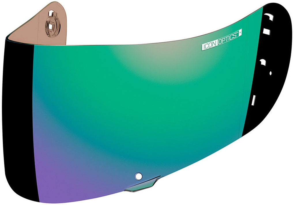 Icon Optics Vizor Iridium Green Figura 1