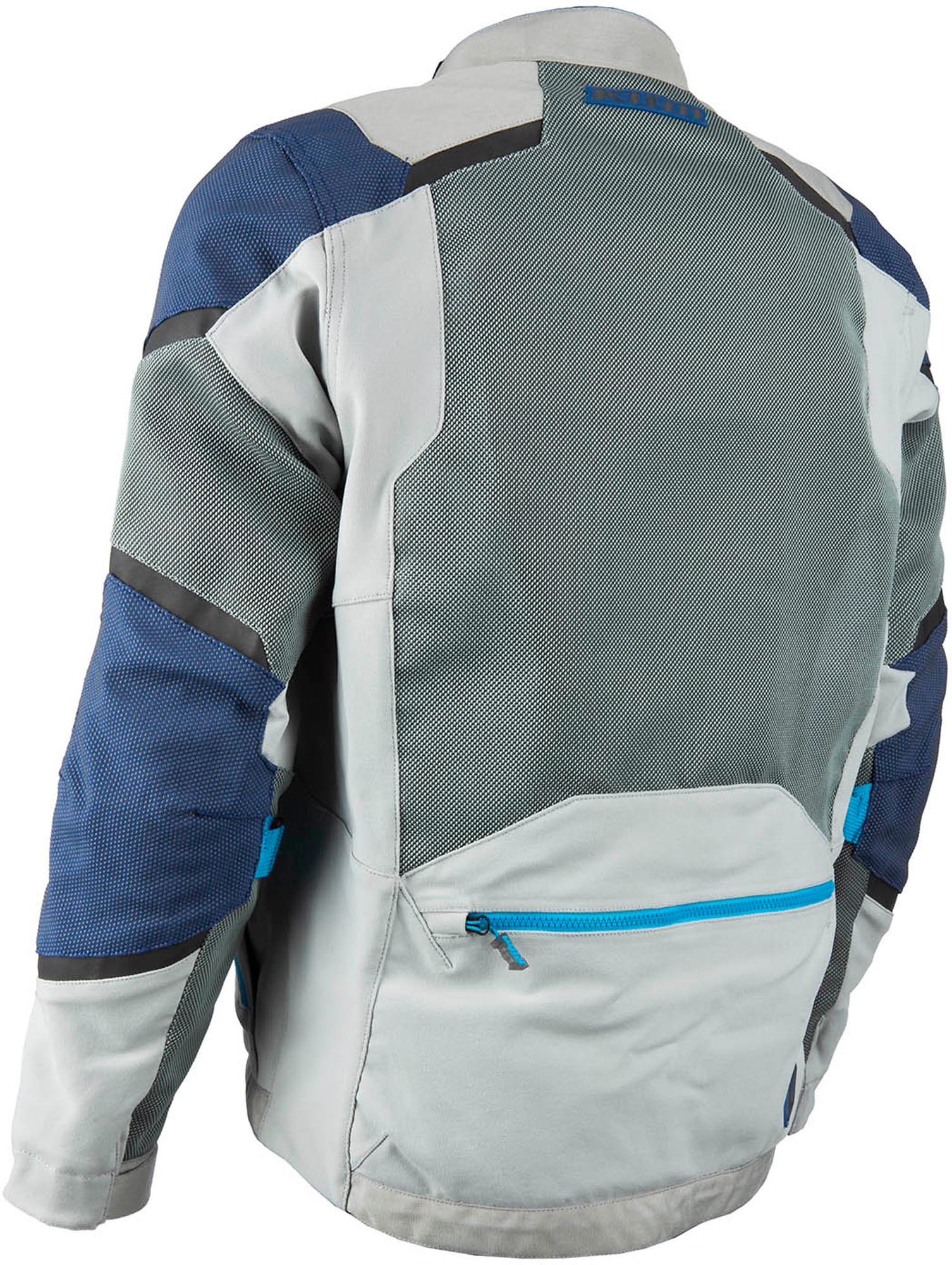 Klim Baja Mesh Motorcycle Textile Jacket grey/blue 3XL Figure 6