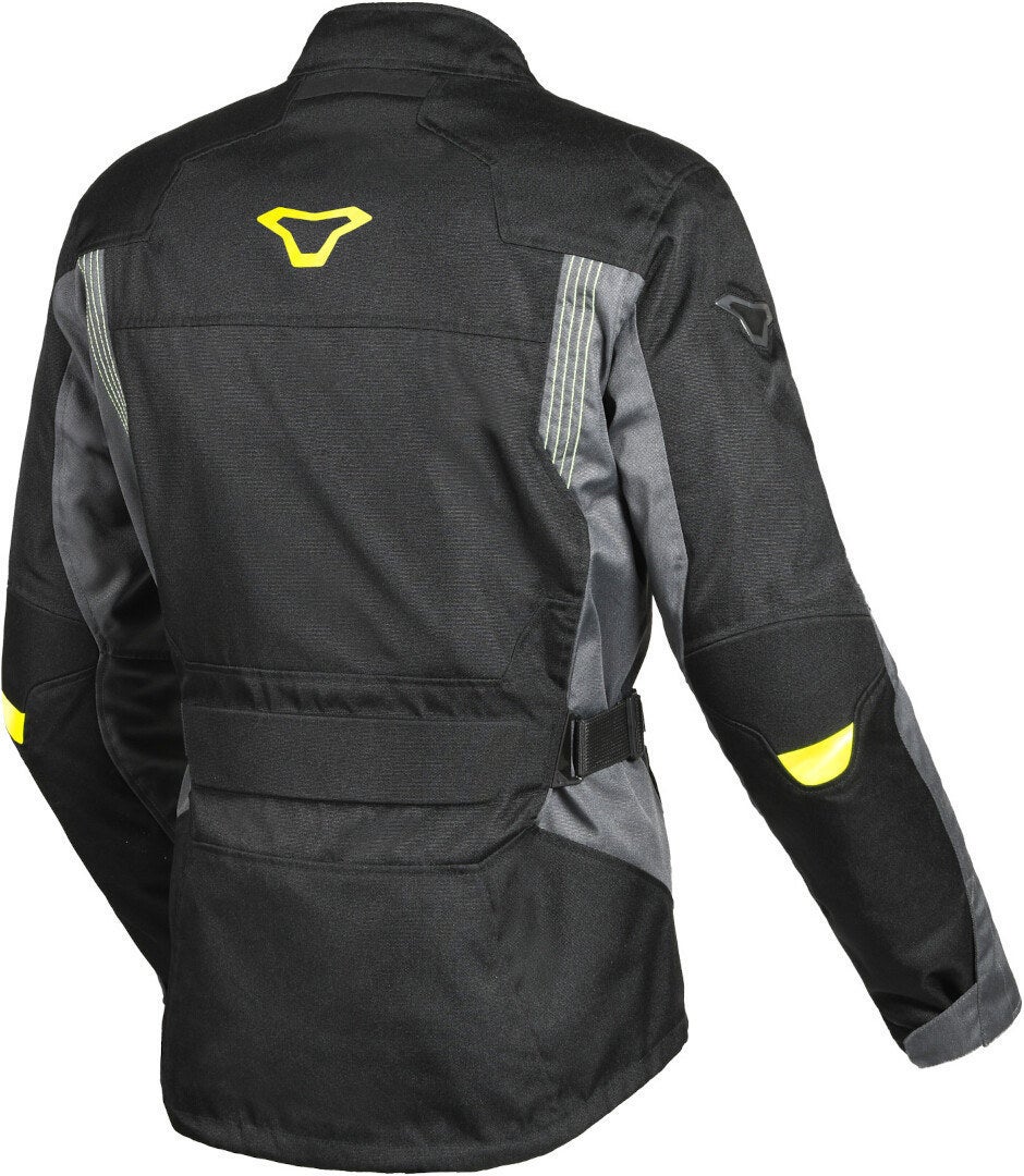 Macna Murano waterproof Motorcycle Textile Jacket black/yellow 4XL Figure 2