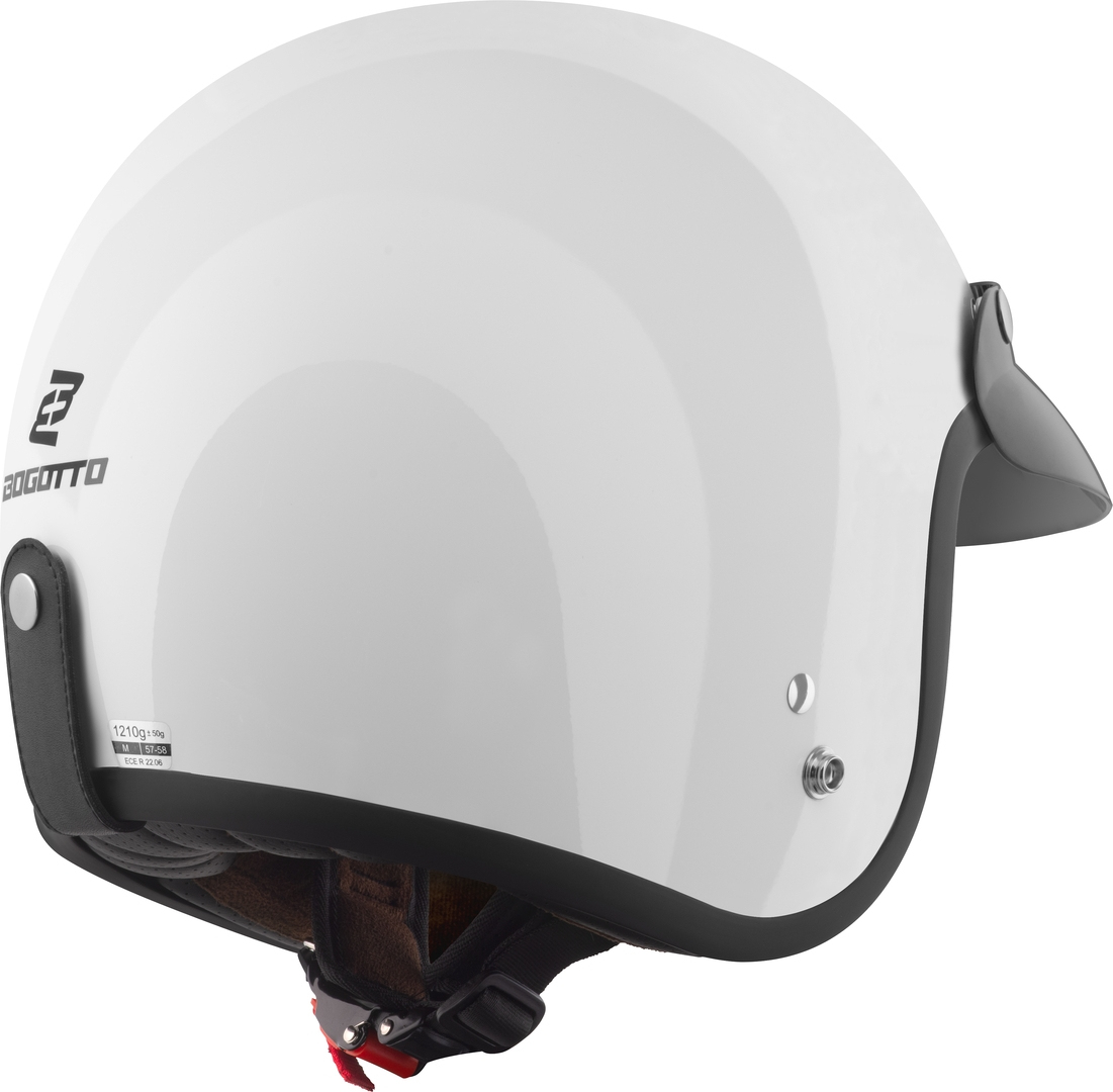 Bogotto H541 Solid Casque jet Blanc XL Figure 4
