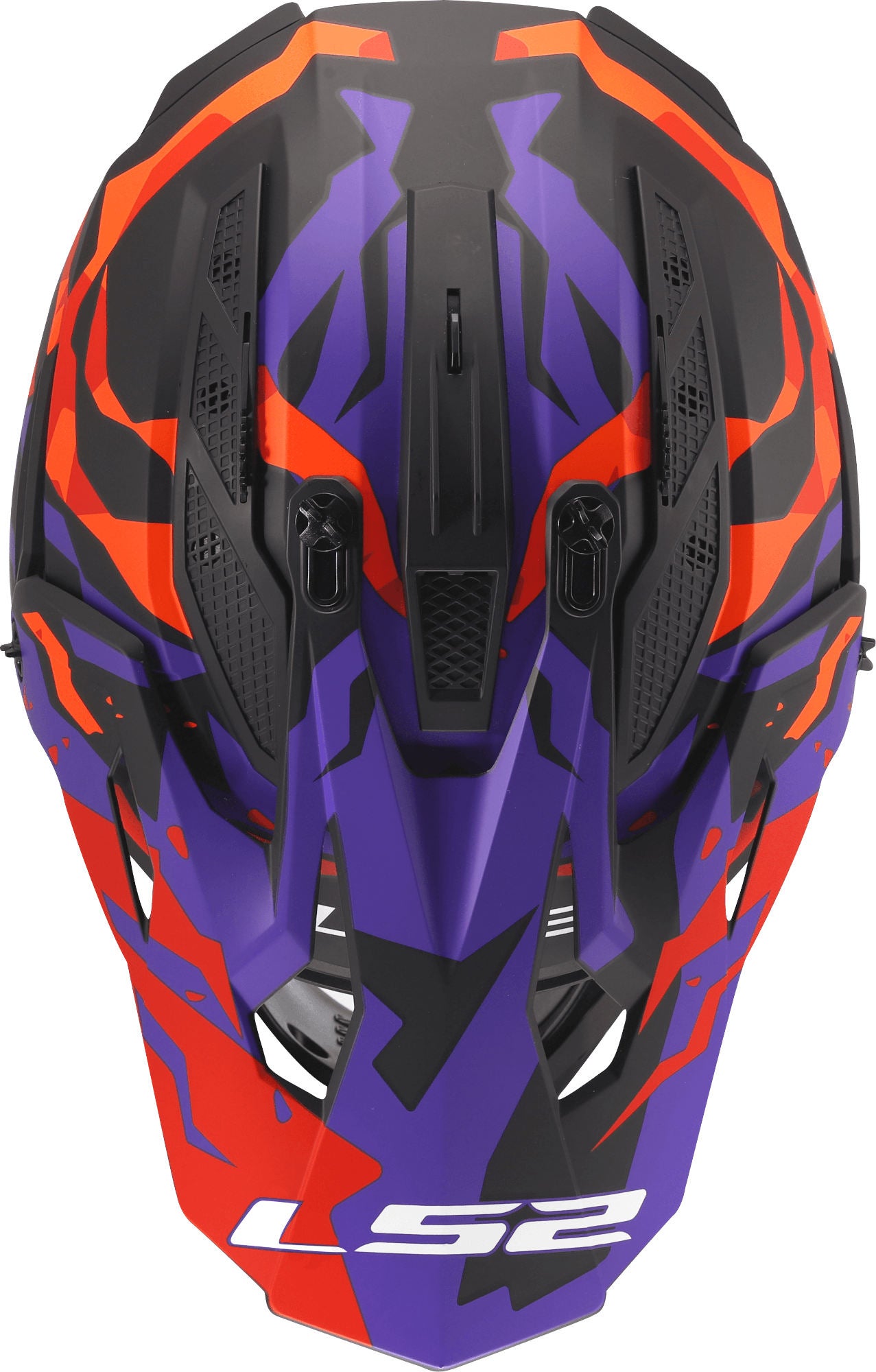 LS2 MX708 Fast II Grotesk Casco da motocross viola S (55/56) Figura 10