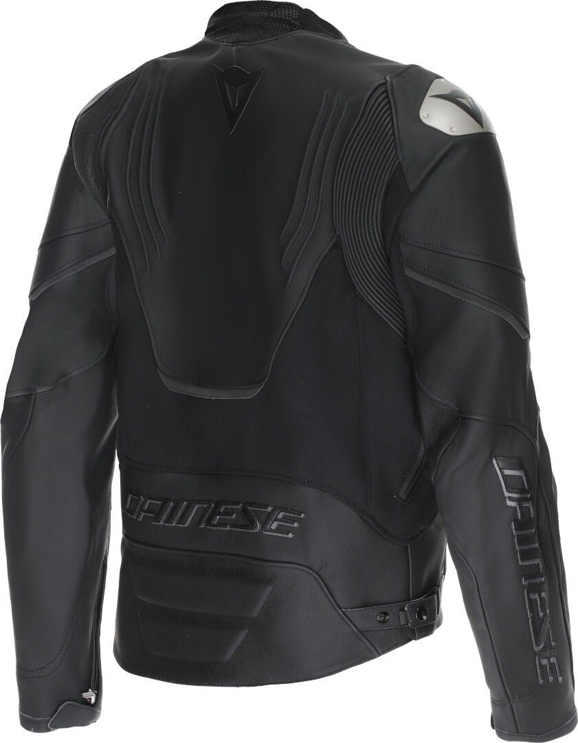 Dainese Racing 5 Motorcycle Leather Jacket black Short 64 Figure 2