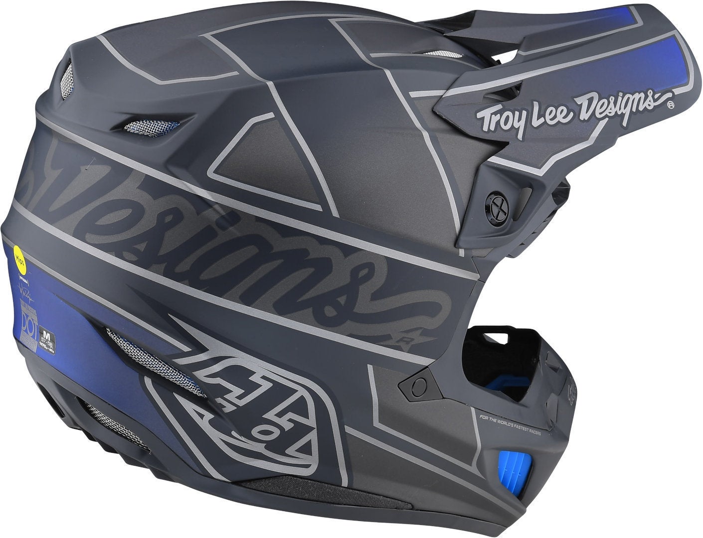 Troy Lee Designs SE5 Team MIPS Motocross Helm grau matt S (55/56) Abbildung 5