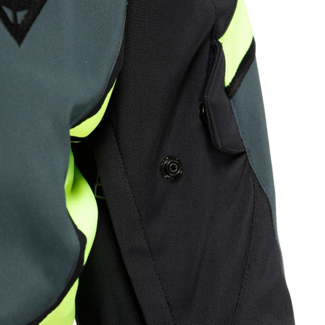 Dainese Carve Master 3 Gore-Tex Damer Motorcykel Tekstil Jakke sort/grå/gul 44 Figur 5