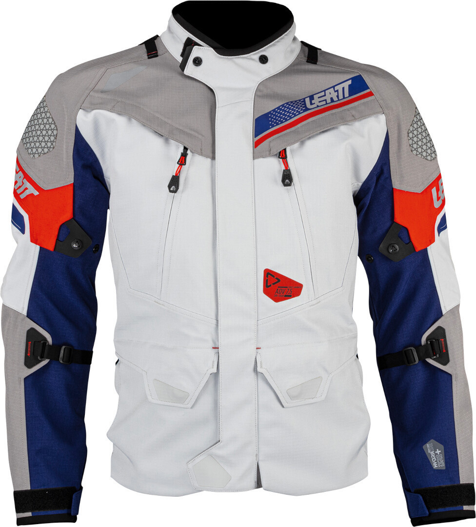 Leatt ADV DriTour 7.5 waterproof Motorcycle Textile Jacket grey/blue/red L Figure 5