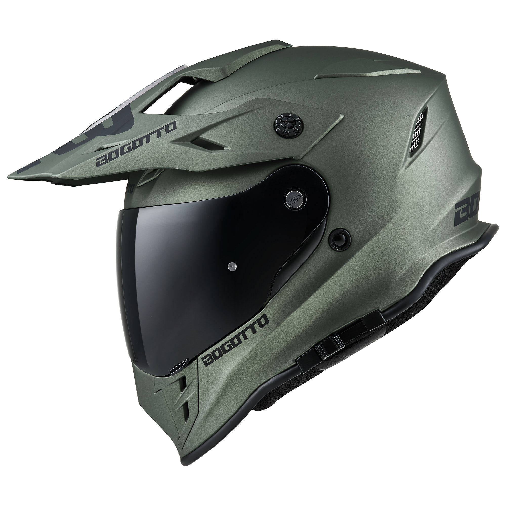 Bogotto H331 Enduro Helmet green matt S (55/56) Figure 4