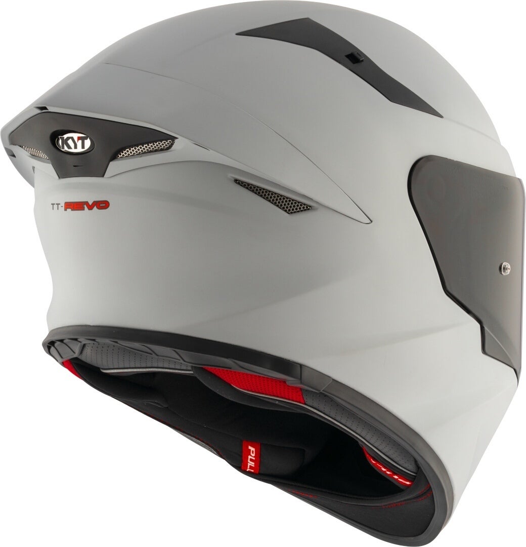 KYT TT-Revo Plain Casque Gris clair mat XL (61/62) Figure 3