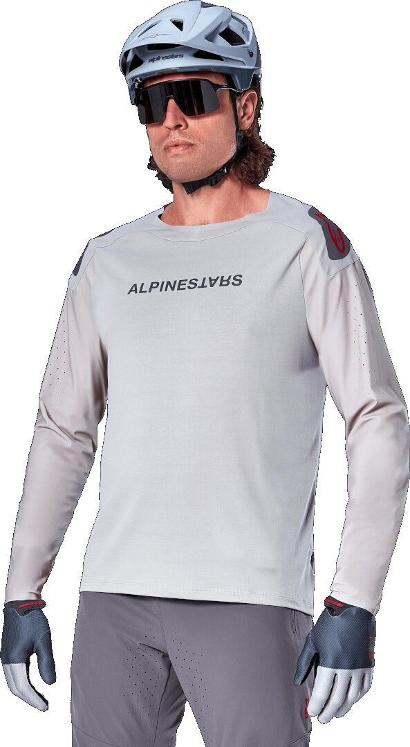 Alpinestars A-Aria Polartec Switch Long Sleeve Bicycle Jersey light grey/dark grey XXL Figure 2