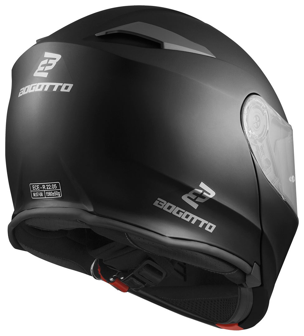 Bogotto V271 Casco Moto nero M Figura 4