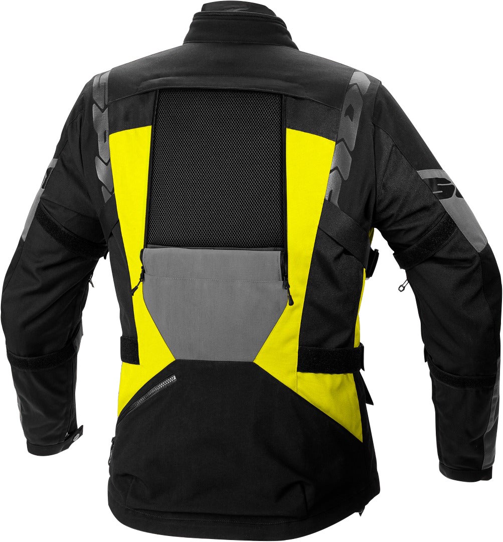 Spidi 4 Season Evo H2Out Motorcycle Textile Jacket black/neon-yellow L Figure 2