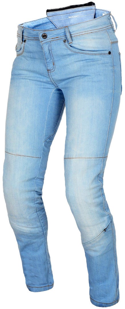 Macna Jenny Dames Motorfiets Jeans Lichtblauw 34 Figuur 1