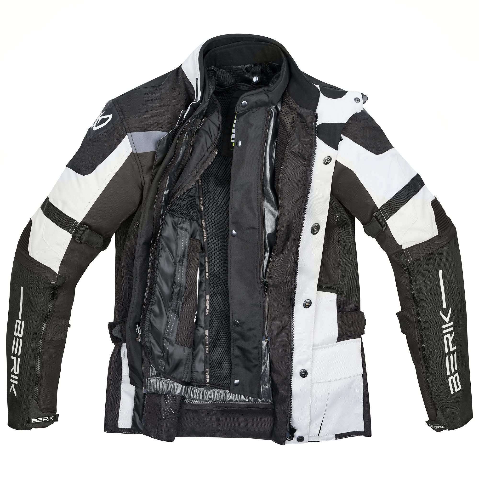 Side view of Berik Ferpho waterproof Motorcycle Textile Jacket