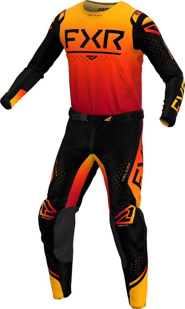 FXR Helium LE Motocross Jersey orange/rot M Abbildung 3