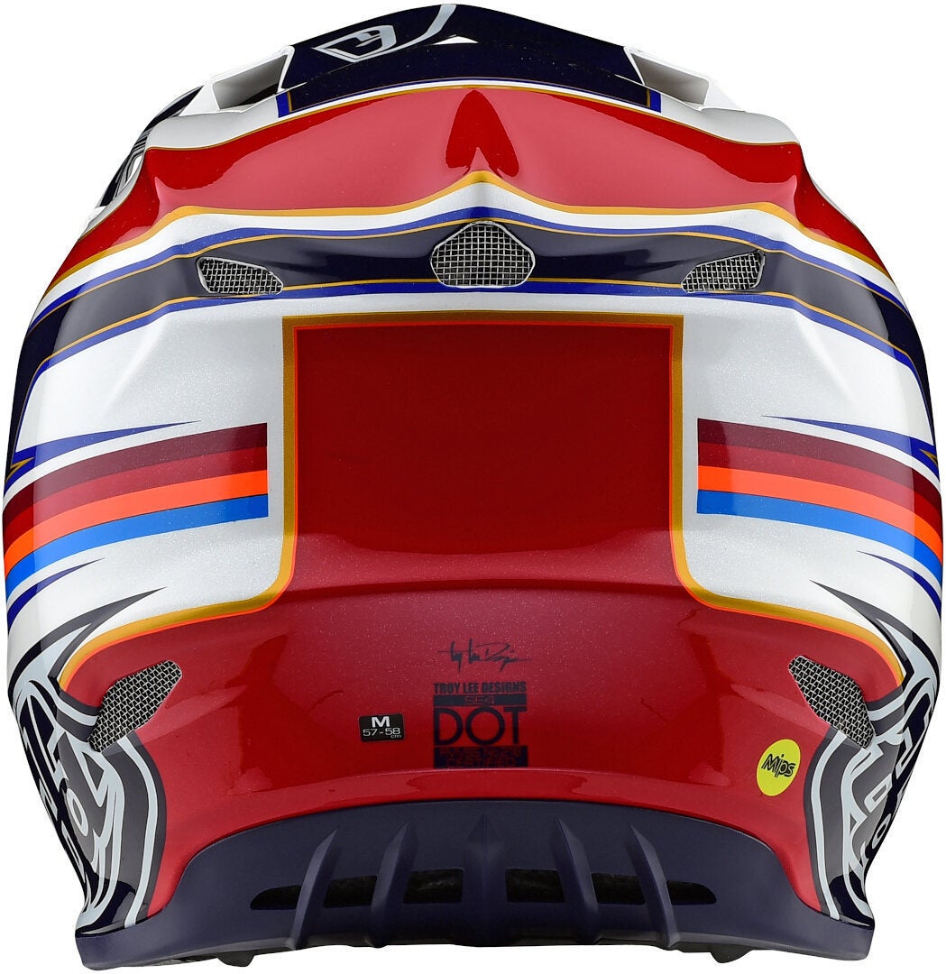 Troy Lee Designs SE4 Speed MIPS Motocross Helmet white/red/blue S Figure 6