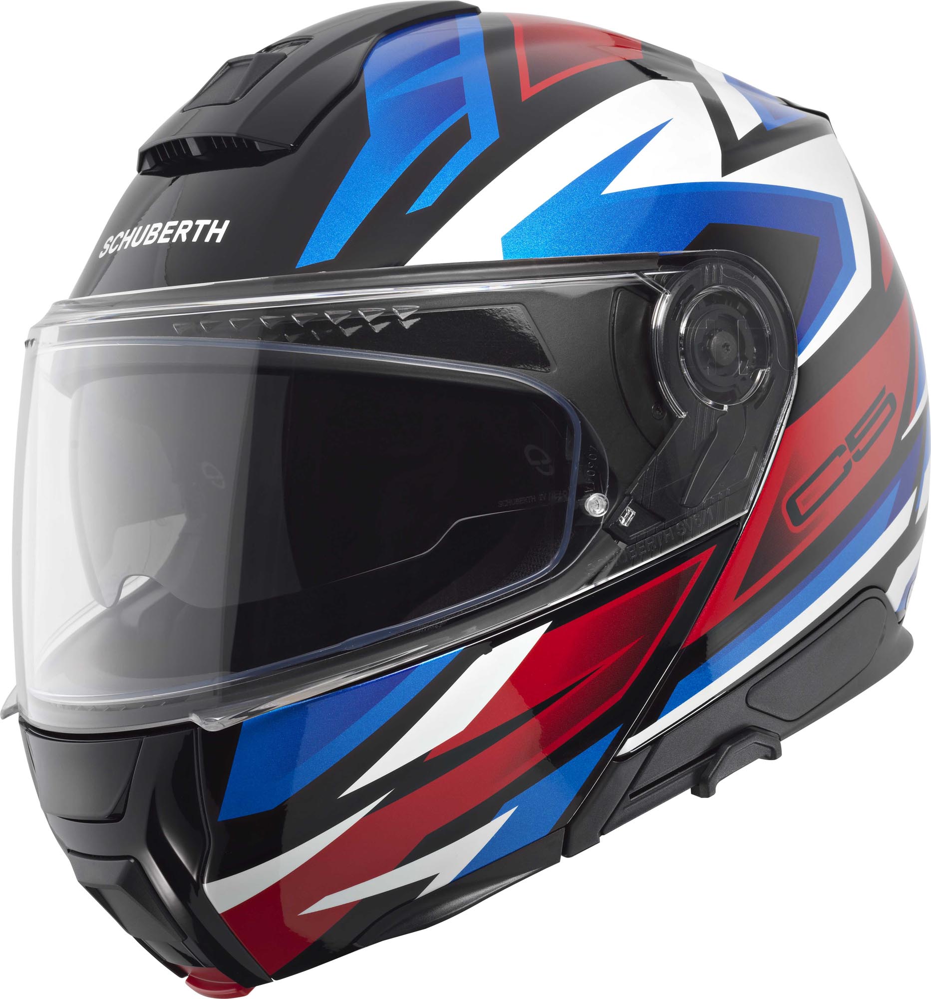 Schuberth C5 Zenith Casco Azul/Rojo M (57) Figura 1