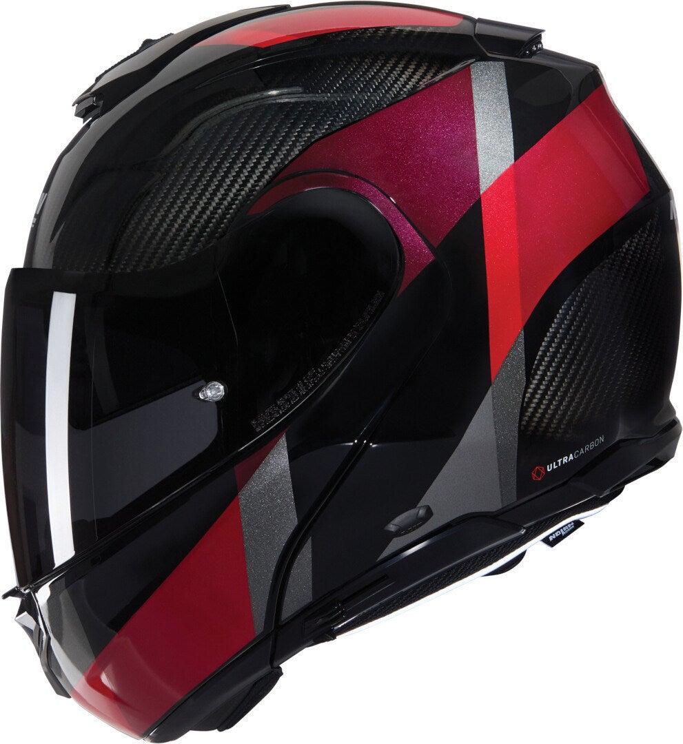 Nolan X-1005 Ultra Carbon Sportivo N-Com Casco nero/rosso L (60) Figura 4