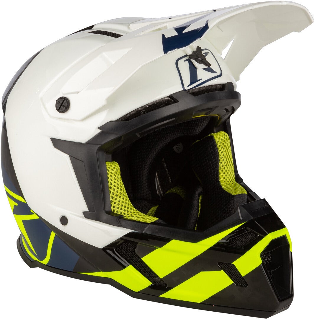 Klim F5 Koroyd Ascent Carbon Casco motocross blu/neon-giallo XXL (62/63) Figura 3