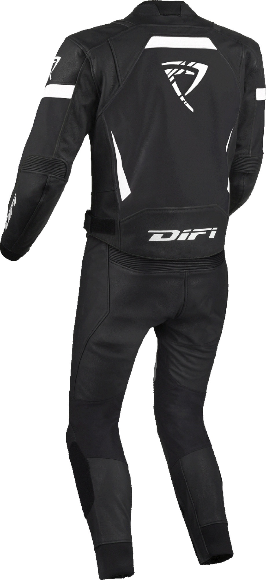 DIFI Jerez Costum perforat din piele de motocicletă în două piese alb/negru 56 Figura 2