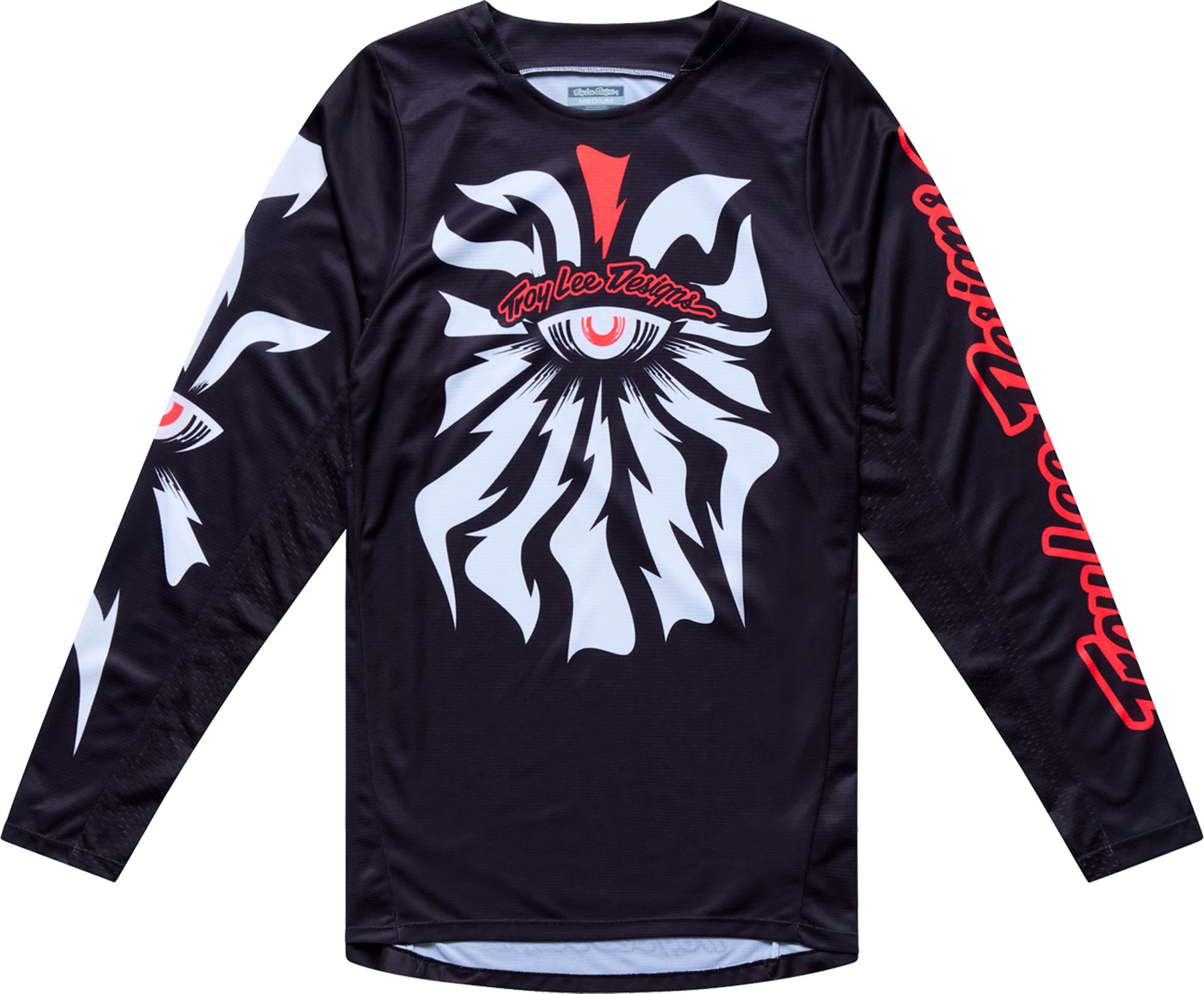 Troy Lee Designs GP Pro Cyclops Motocrosstrøje sort/neonrød L Figur 1
