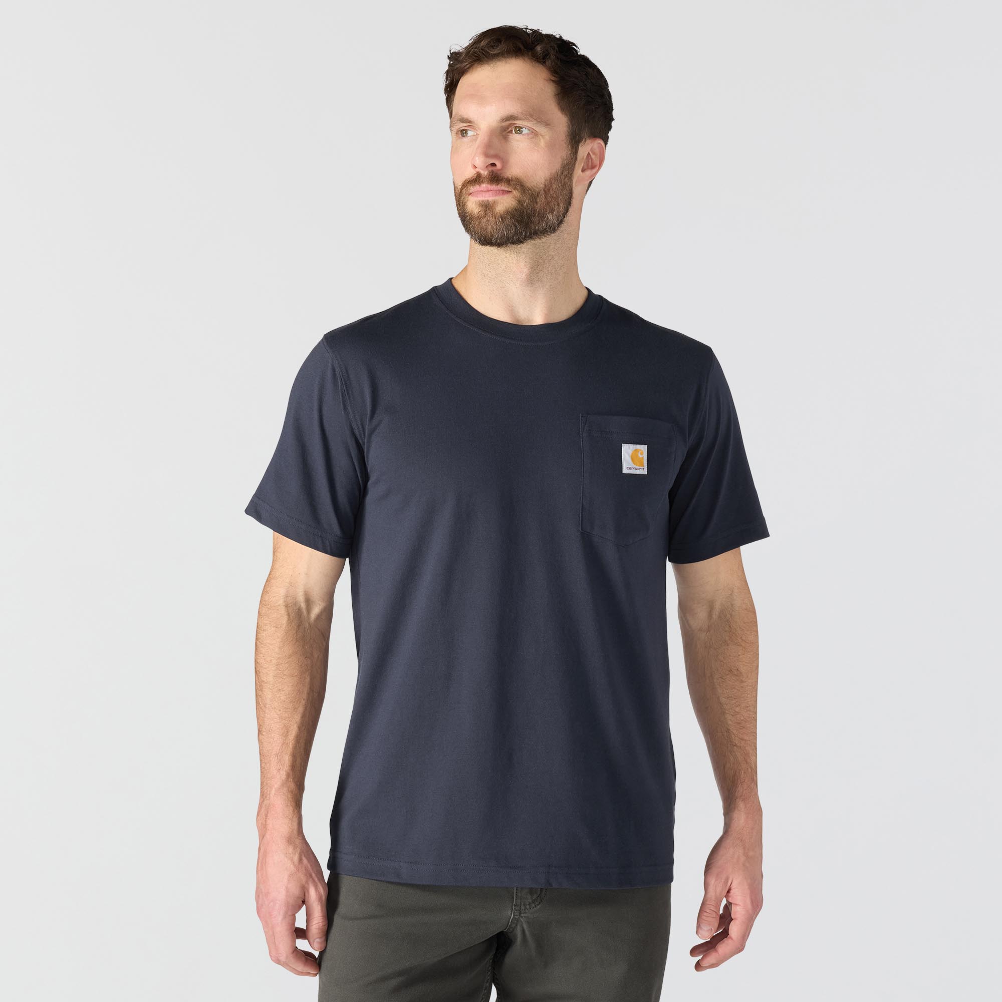 Carhartt Irvine Relaxed Multi Color C Tシャツ ネイビーブルー L 図4