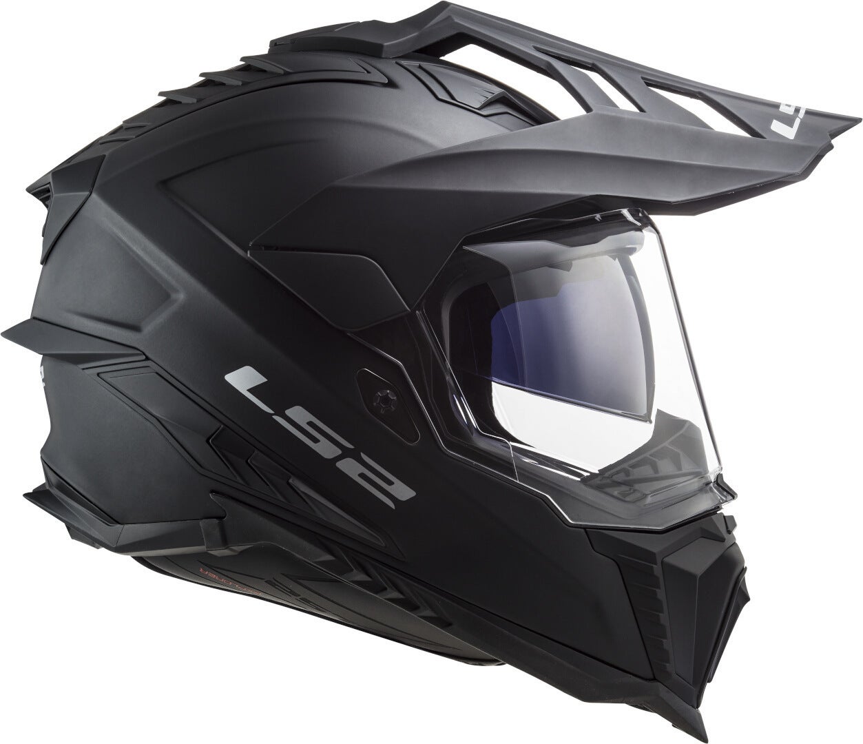 LS2 MX701 Explorer Solid Casco da motocross nero opaco XXXL (65/66) Figura 6