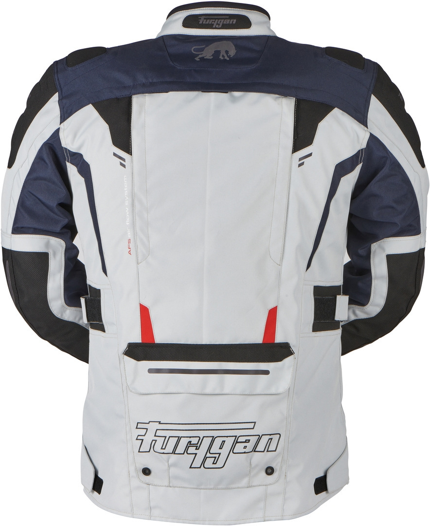 Furygan Brevent 3in1 Motorrad Textiljacke hellgrau/blau/rot 4XL Abbildung 3