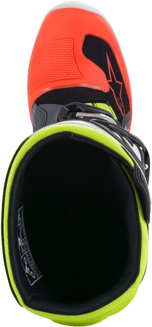 Alpinestars Tech 7S Jugend Motocross Stiefel grau/gelb/rot 38 Abbildung 3