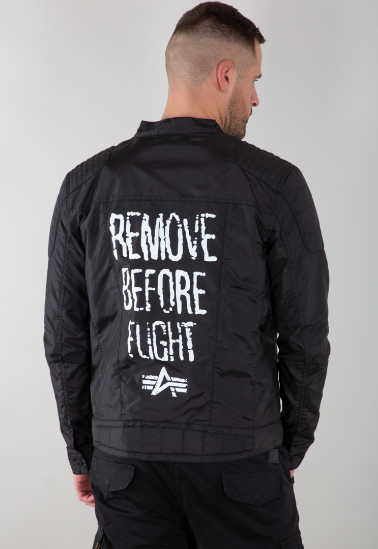 Alpha Industries RBF Moto Jacke schwarz L Abbildung 2