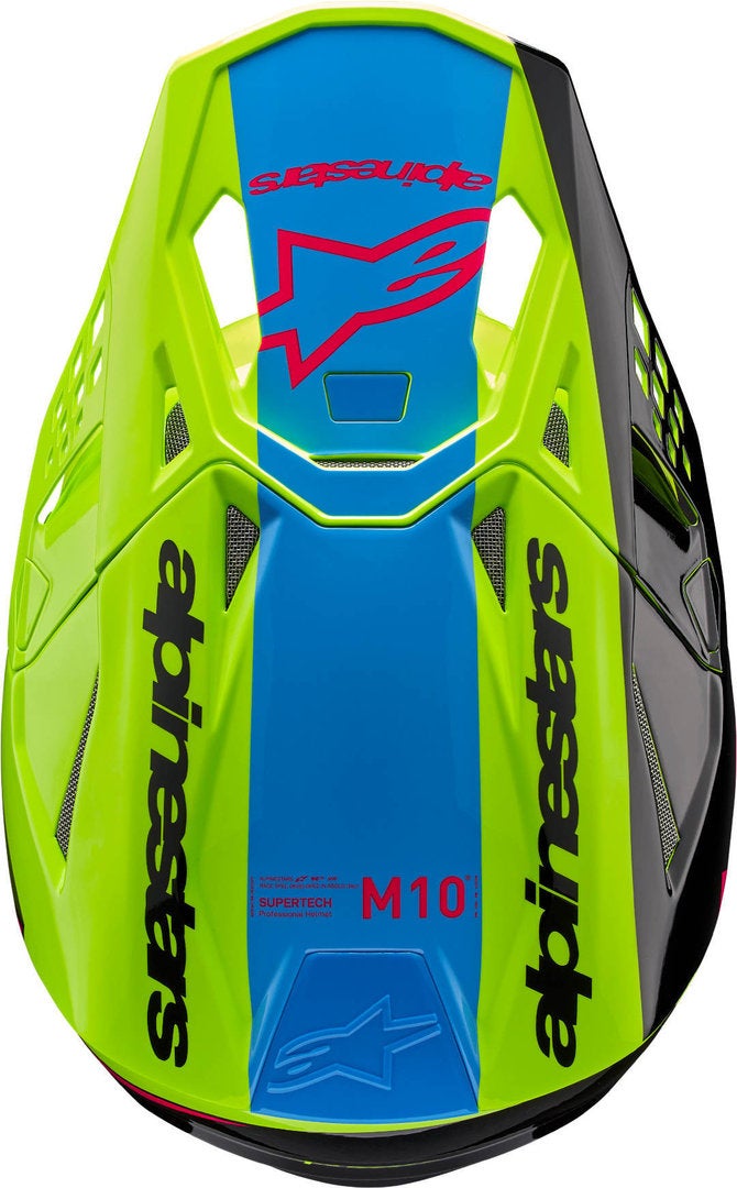 Alpinestars Supertech S-M10 Unite 2024 Casco Motocross Verde/Nero XL (61/62) Figura 2
