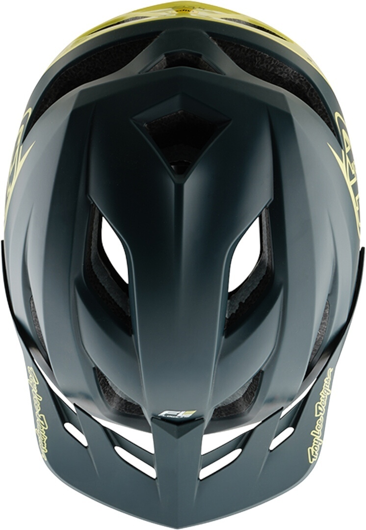 Troy Lee Designs Mips Flowline SE Badge Cască de bicicletă Gri mat/galben neon XS-S (53/56) Figura 3